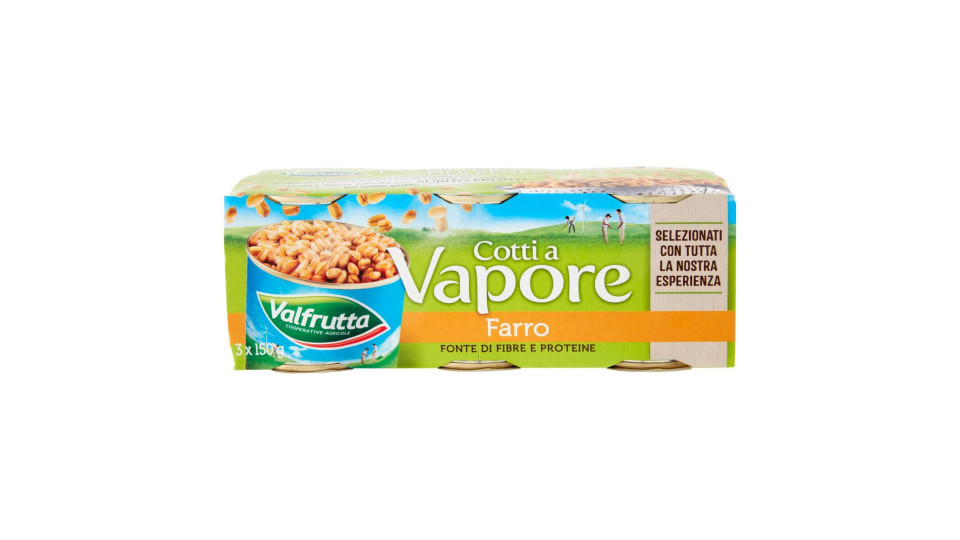 Valfrutta - Farro, Cotti a Vapore