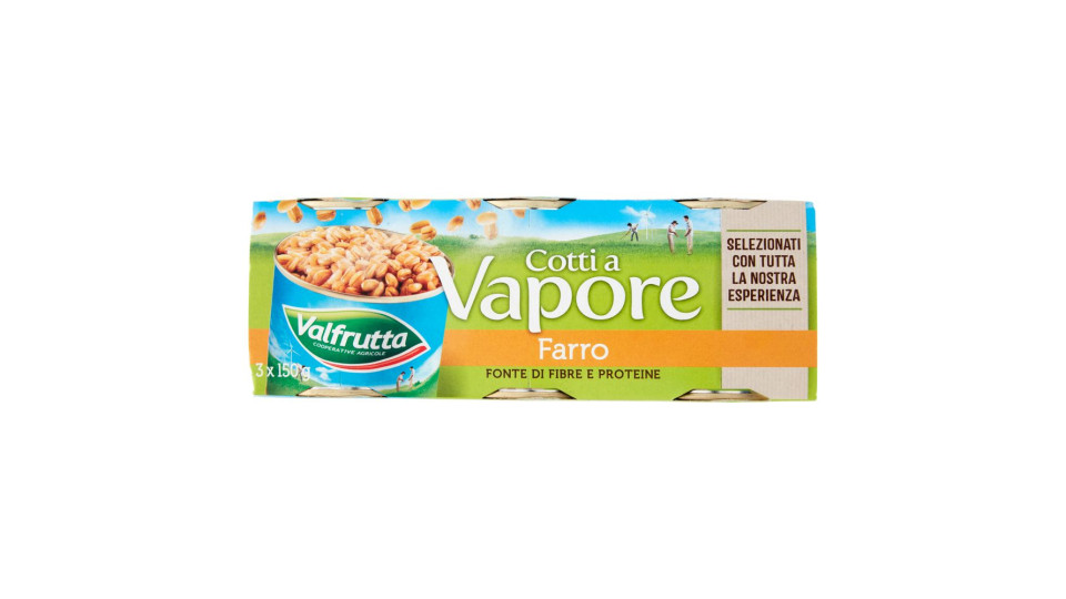 Valfrutta - Farro, Cotti a Vapore