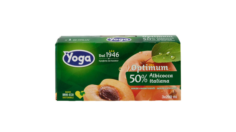 Optimum 50% di Albicocca 6 x 125 Ml