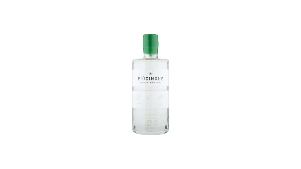 Piùcinque [ Gin Distillato In Italia ] 70 Cl