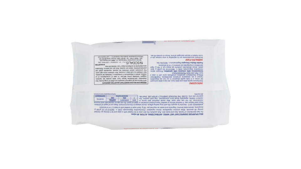 Milleusi Disinfettanti 40 Salviettine Umidificate
