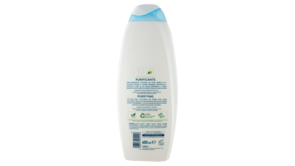 Vidal Hydra Pure Bagnodoccia Acqua Micellare