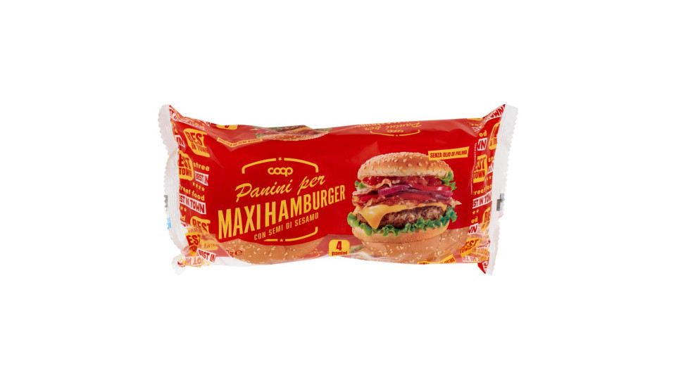 Panini per Hamburger con Semi di Sesamo