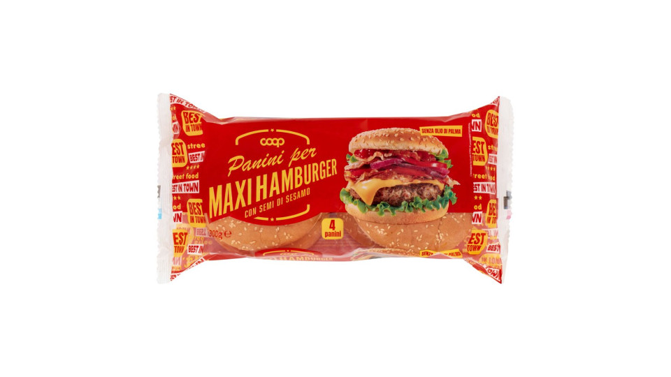 Panini per Hamburger con Semi di Sesamo