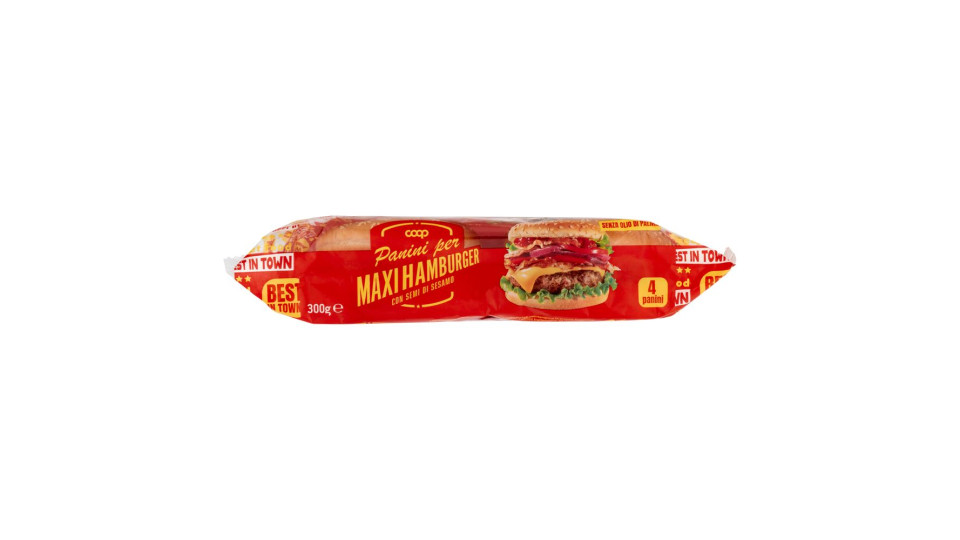 Panini per Hamburger con Semi di Sesamo