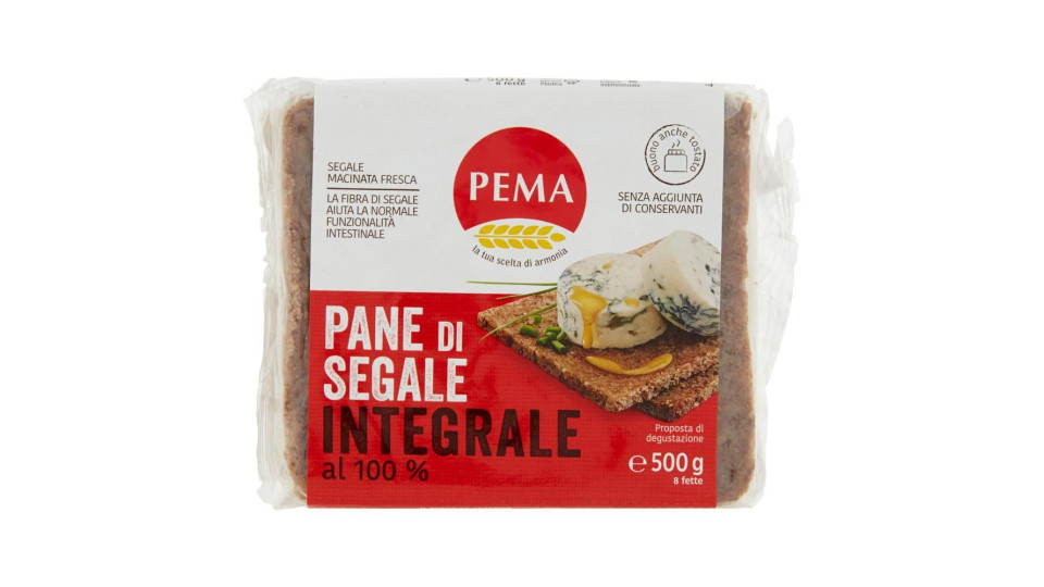 Pane di Segale Integrale al 100%
