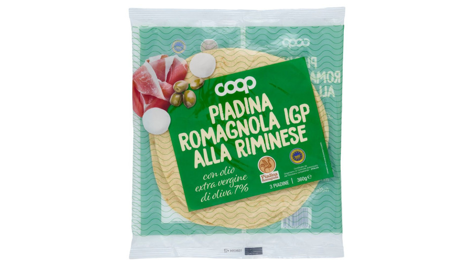 Piadina Romagnola Igp alla Riminese