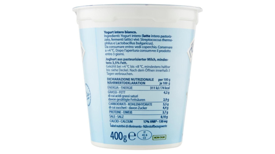 Vipiteno yogurt intero bianco