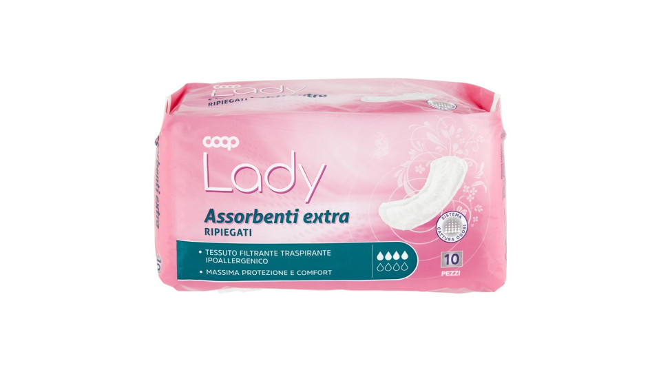 Assorbenti Extra Ripiegati 10 Pz