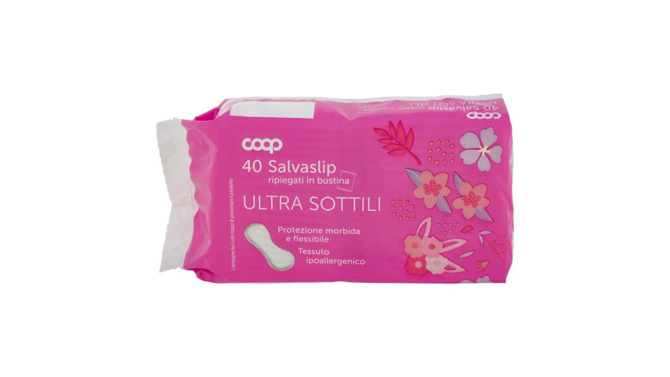 Salvaslip Ripiegati Ultra Sottili 40 Pz