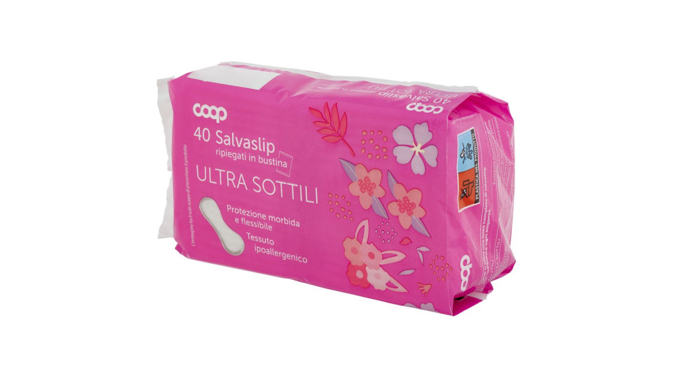 Salvaslip Ripiegati Ultra Sottili 40 Pz
