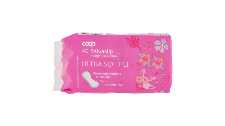 Salvaslip Ripiegati Ultra Sottili 40 Pz