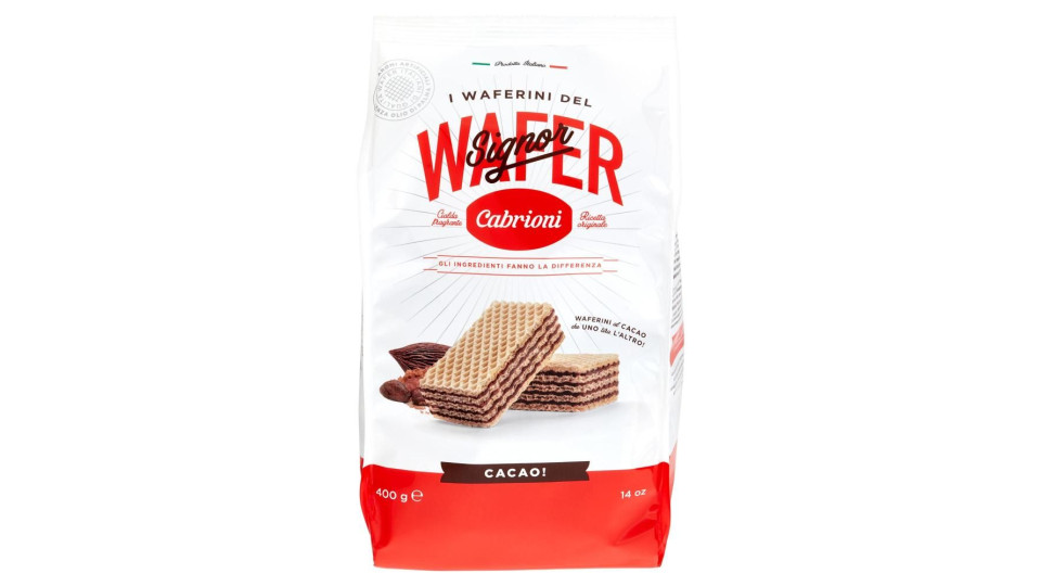 Cabrioni wafer cacao
