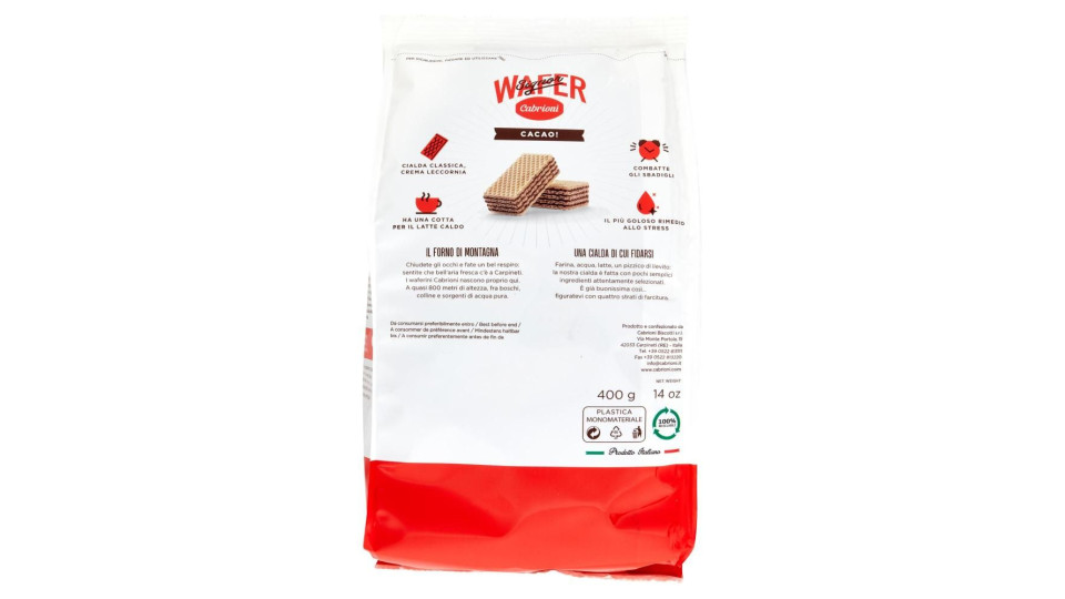 Cabrioni wafer cacao