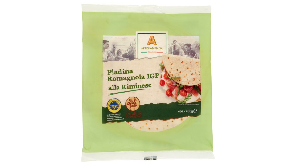Le Storiche Piadina Romagnola Igp alla Riminese 3 Pz