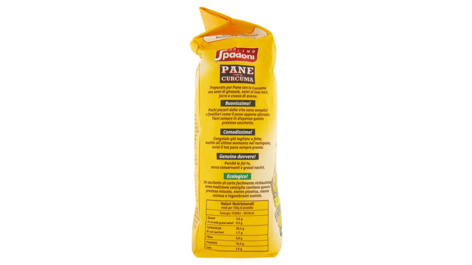 Preparato per Pane con la Curcuma 