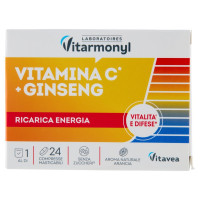 Laboratoires Vitarmonyl Vitamina C + Ginseng 24 Compresse:
