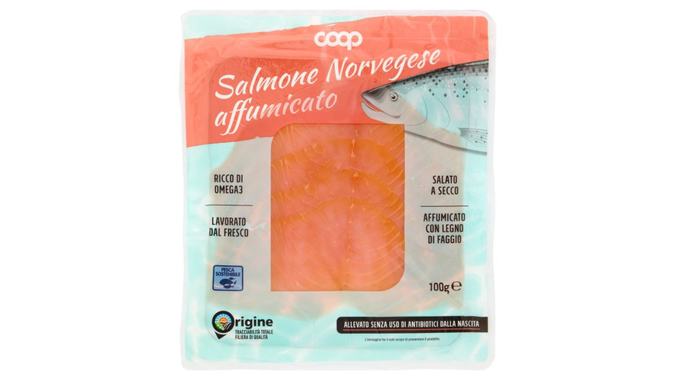 Salmone Norvegese Affumicato con Legno di Faggio