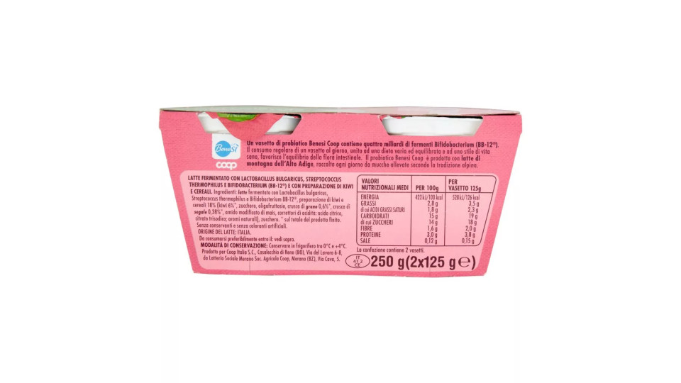 Probiotico con Kiwi e Cereali