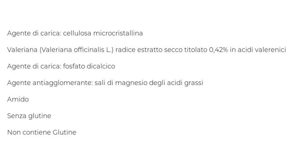 Valeriana 60 X G