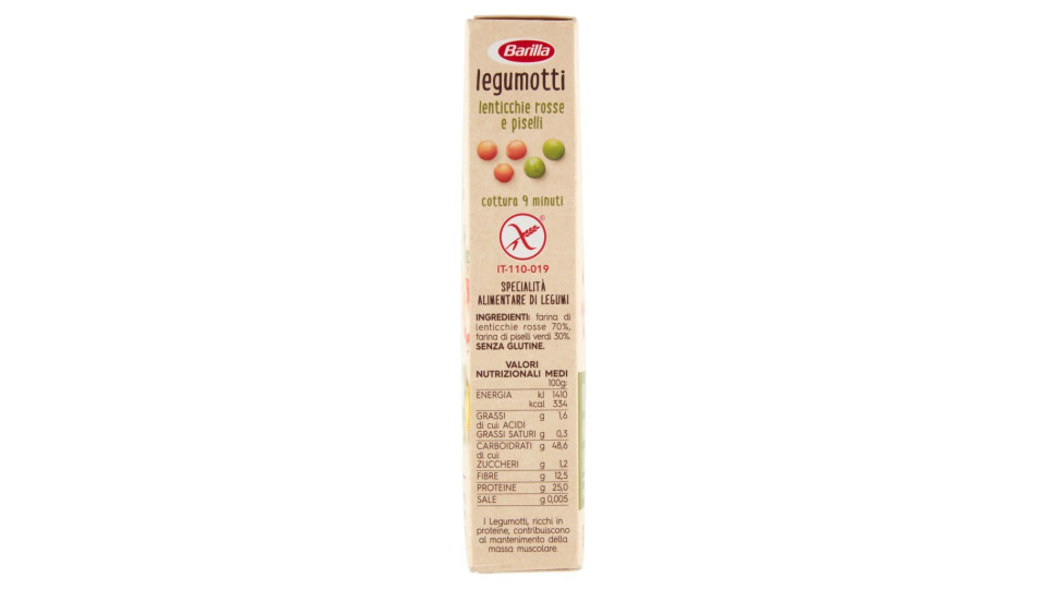 Barilla Legumotti Lenticchie Rosse e Piselli
