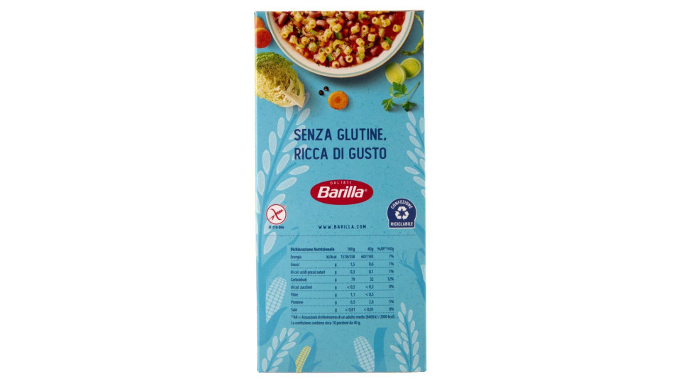 Barilla Senza Glutine Ditalini Rigati