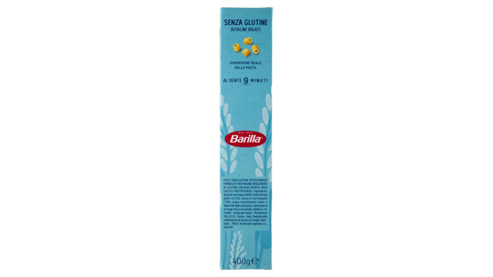 Barilla Senza Glutine Ditalini Rigati