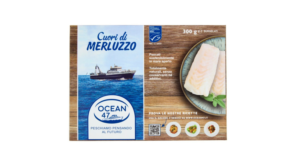 Ocean 47 Cuori di Merluzzo Surgelati