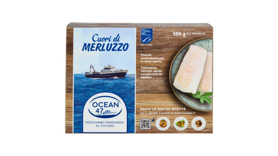 Ocean 47 Cuori di Merluzzo Surgelati