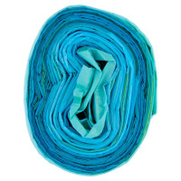 Sacco Pattumiera Azzurro con Maniglia Tira e Chiudi 55x65 Cm 15 Pz