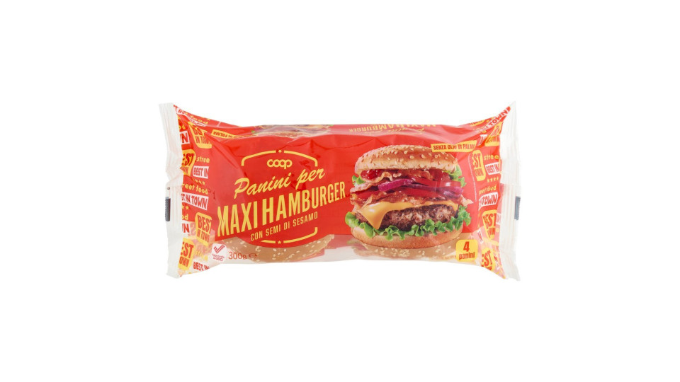 Panini per hamburger al sesamo