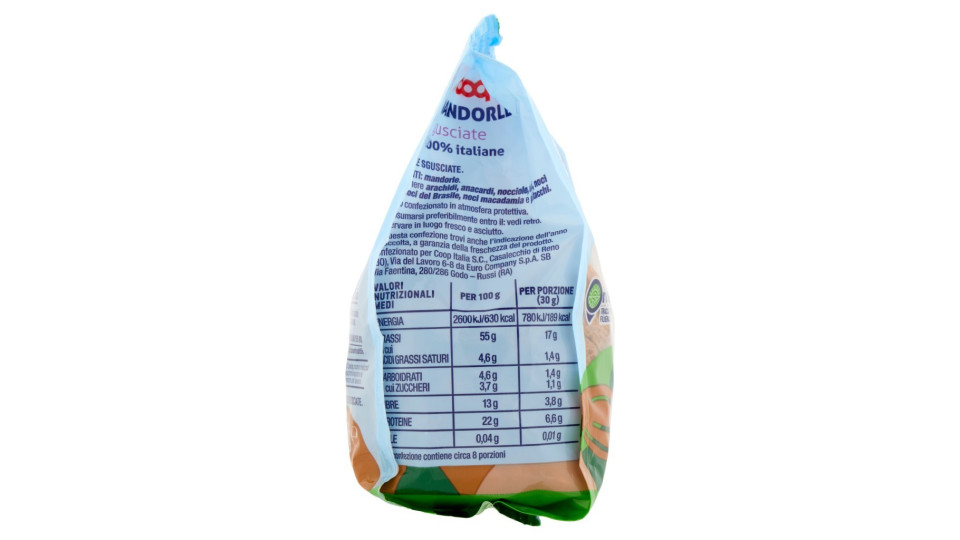 Mandorle Italiane Sgusciate 100% Italiane