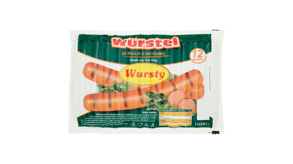 Würstel di Pollo e Tacchino 12 Würstel