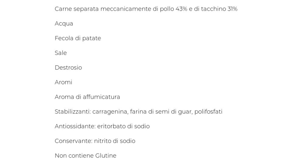 Würstel di Pollo e Tacchino 12 Würstel