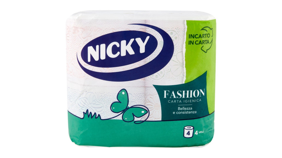 Nicky - Fashion, Carta Igienica, 4 veli