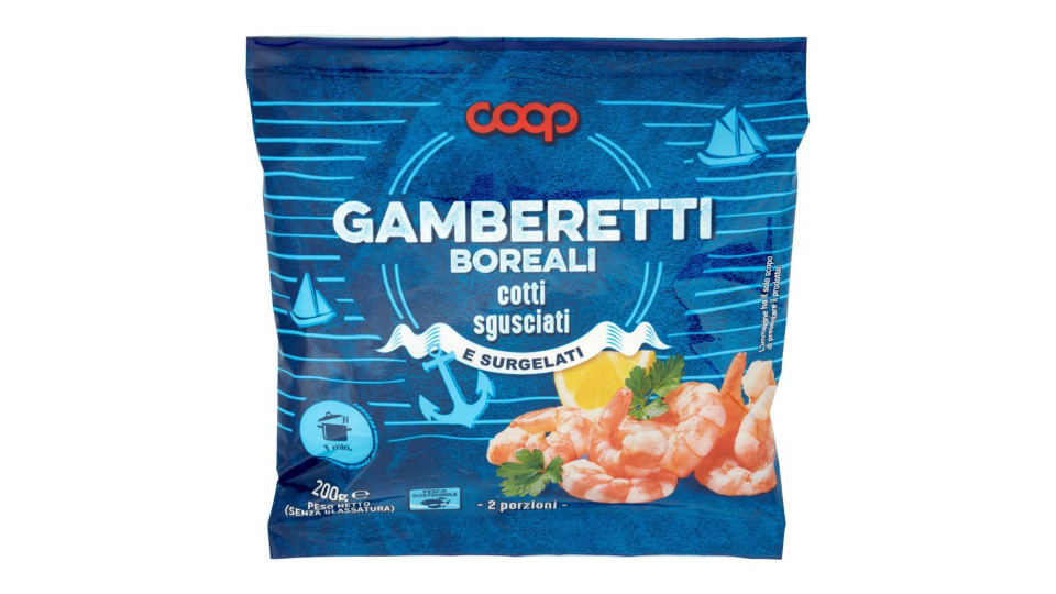 GAMBERETTI BOREALI Cotti, Sgusciati e Surgelati il Viaggiator Goloso