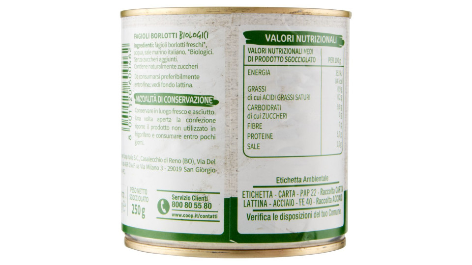 Fagioli Borlotti Biologici