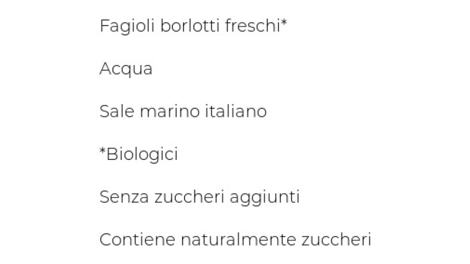 Fagioli Borlotti Biologici