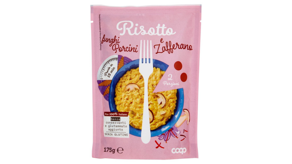 Risotto Ai Funghi Porcini E Zafferano