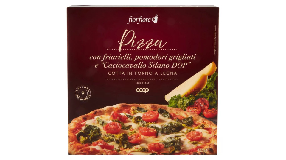 Pizza con Friarielli, Pomodori Grigliati e "caciocavallo Silano Dop" Surgelata
