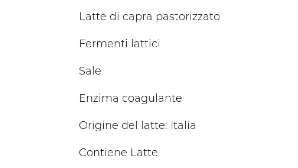 Stracchino latte capra
