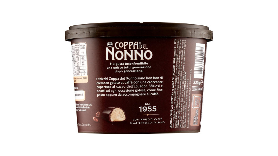 Chicchi di caffè Coppa del Nonno Motta