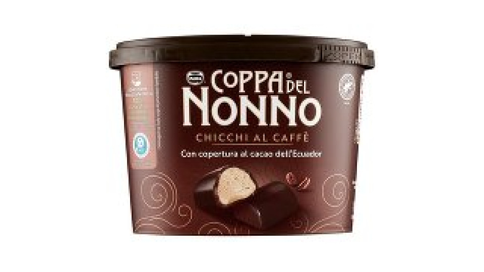 Chicchi di caffè Coppa del Nonno Motta