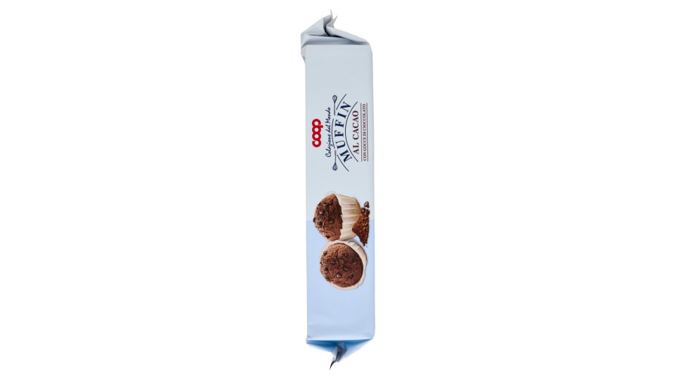 Muffin al cacao con gocce di cioccolato