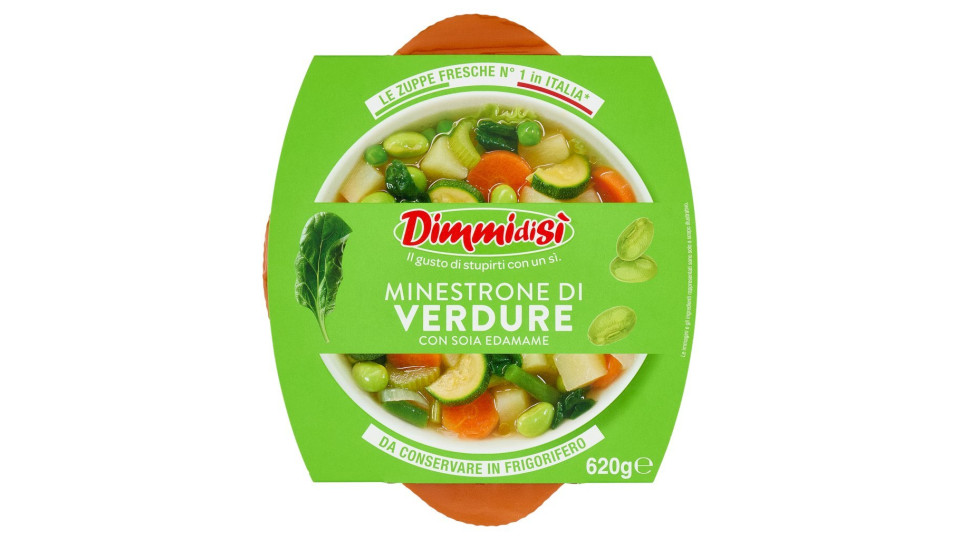Le Zuppe Fresche Ricetta Estiva Minestrone di Verdure con Soia Edamame