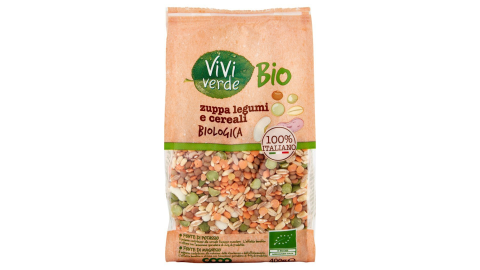 Zuppa Legumi e Cereali Biologica