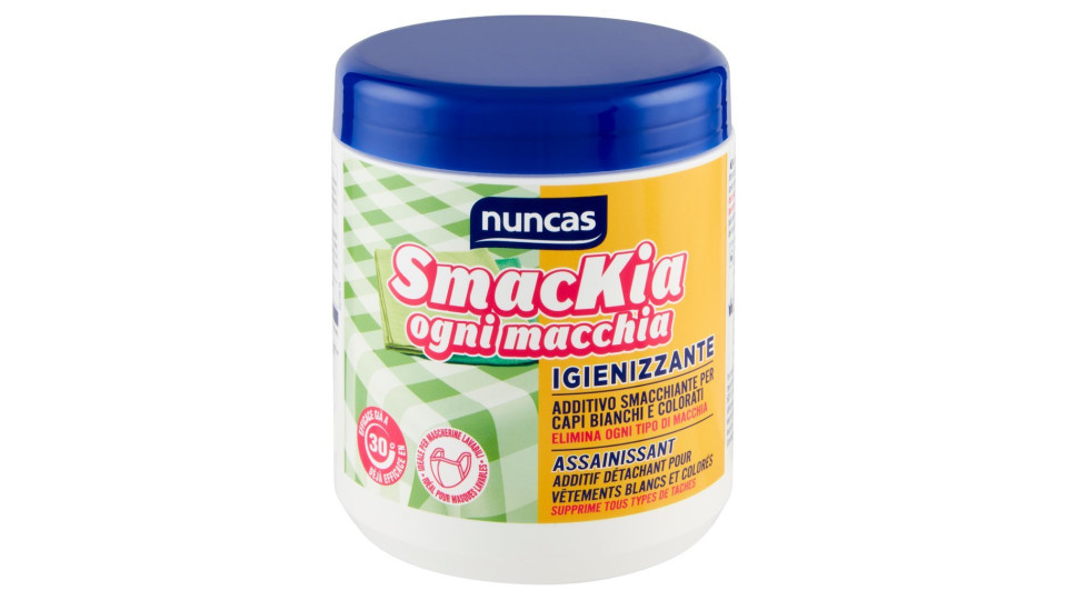Nuncas smackia ogni macchia