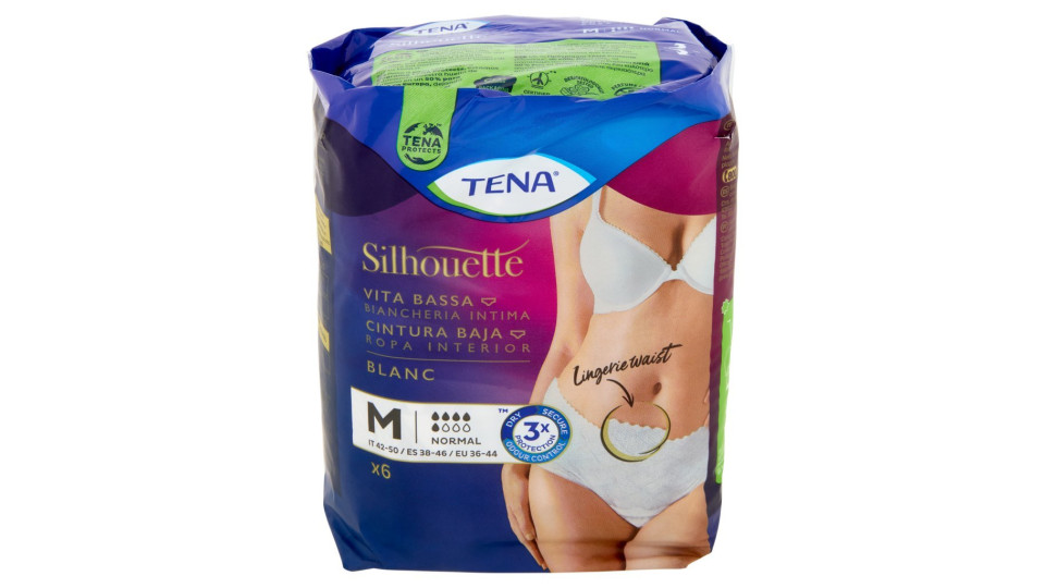 Tena, Silhouette Blanc Vita Bassa Normal M