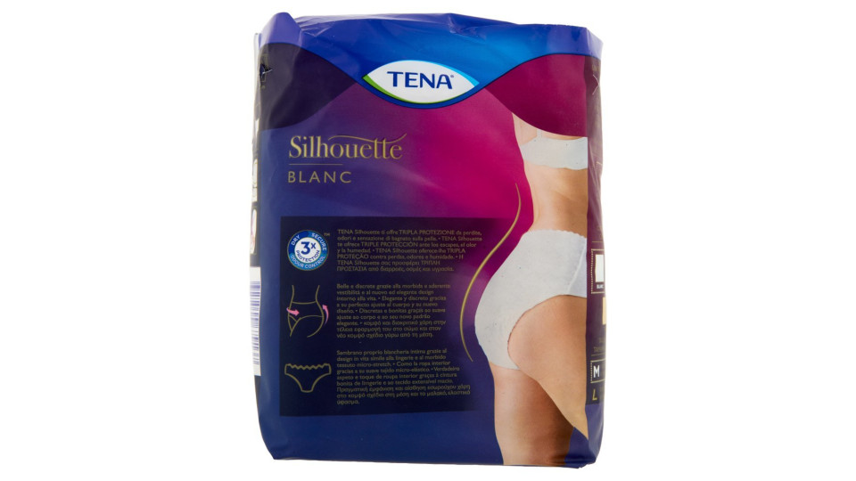 Tena, Silhouette Blanc Vita Bassa Normal M