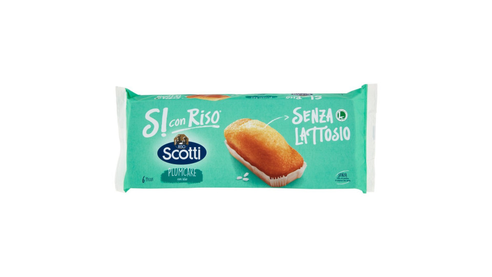 Riso Scotti Si con Riso Senza Lattosio Merendina con farina di riso